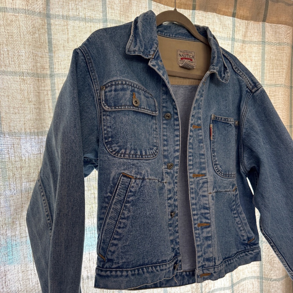Vintage Nautica Trucker Jean Jacket